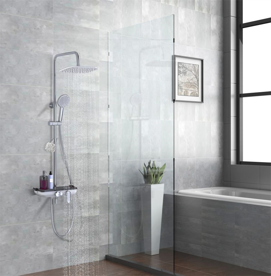 shower faucet silver-grey shower faucet silver-grey